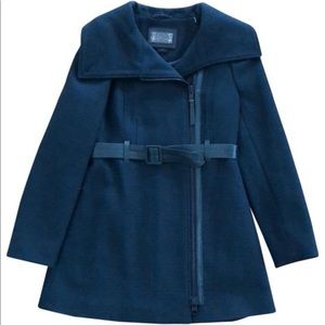 Mackage Emerald Green Wool Check Coat Petite 4(S)